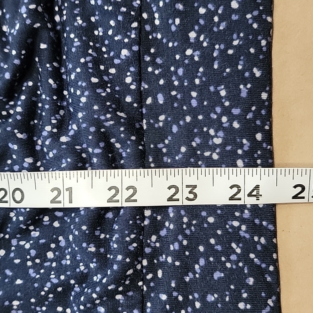 LOFT Size XS Blue & White Speckled Sleeveless Blouse, NEW with Tag - Picture 10 of 14
